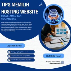 Tips Memilih Hosting Website Cepat, Aman, dan Terjangkau