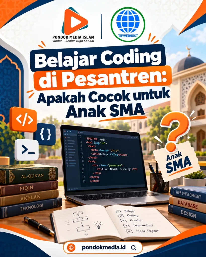 Belajar Coding di Pesantren: Apakah Cocok untuk Anak SMA - Pondok Media Islam