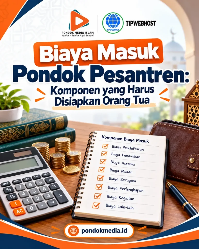 Biaya Masuk Pondok Pesantren: Komponen yang Harus Disiapkan Orang Tua - Pondok Media Islam