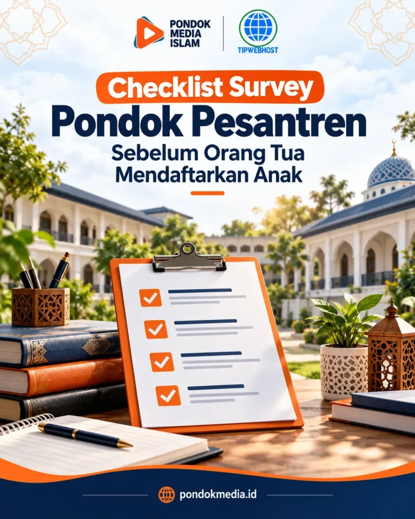 Checklist Survey Pondok Pesantren Sebelum Orang Tua Mendaftarkan Anak - Pondok Media Islam