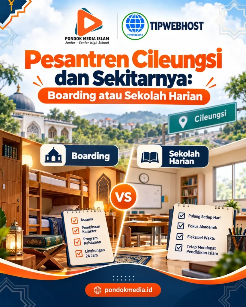 Pesantren Cileungsi dan Sekitarnya: Boarding atau Sekolah Harian - Pondok Media Islam