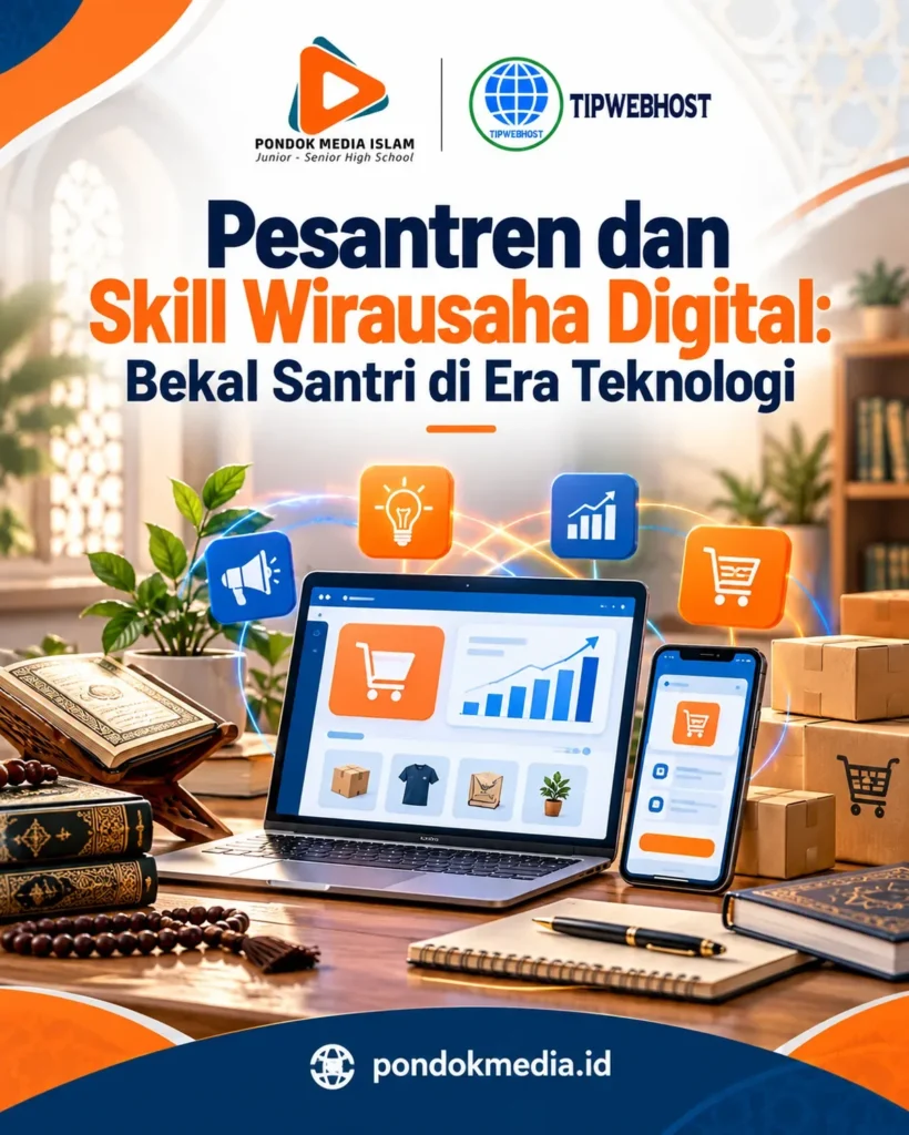 Pesantren dan Skill Wirausaha Digital: Bekal Santri di Era Teknologi - Pondok Media Islam