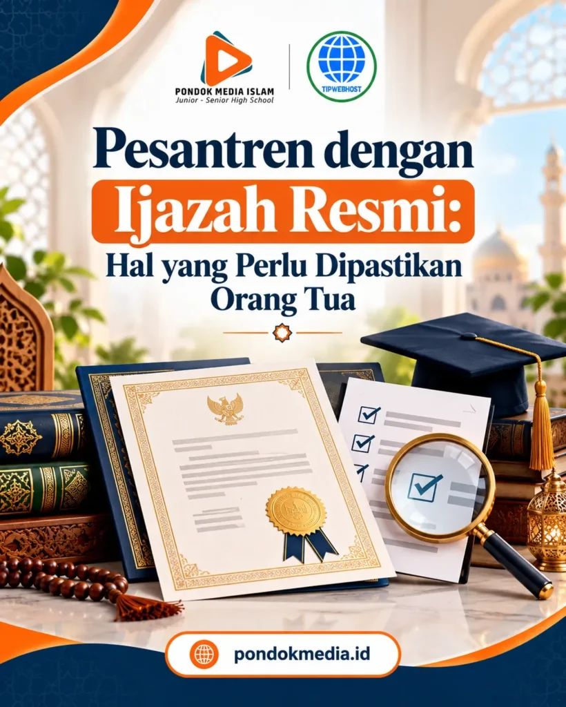 Pesantren dengan Ijazah Resmi: Hal yang Perlu Dipastikan Orang Tua - Pondok Media Islam