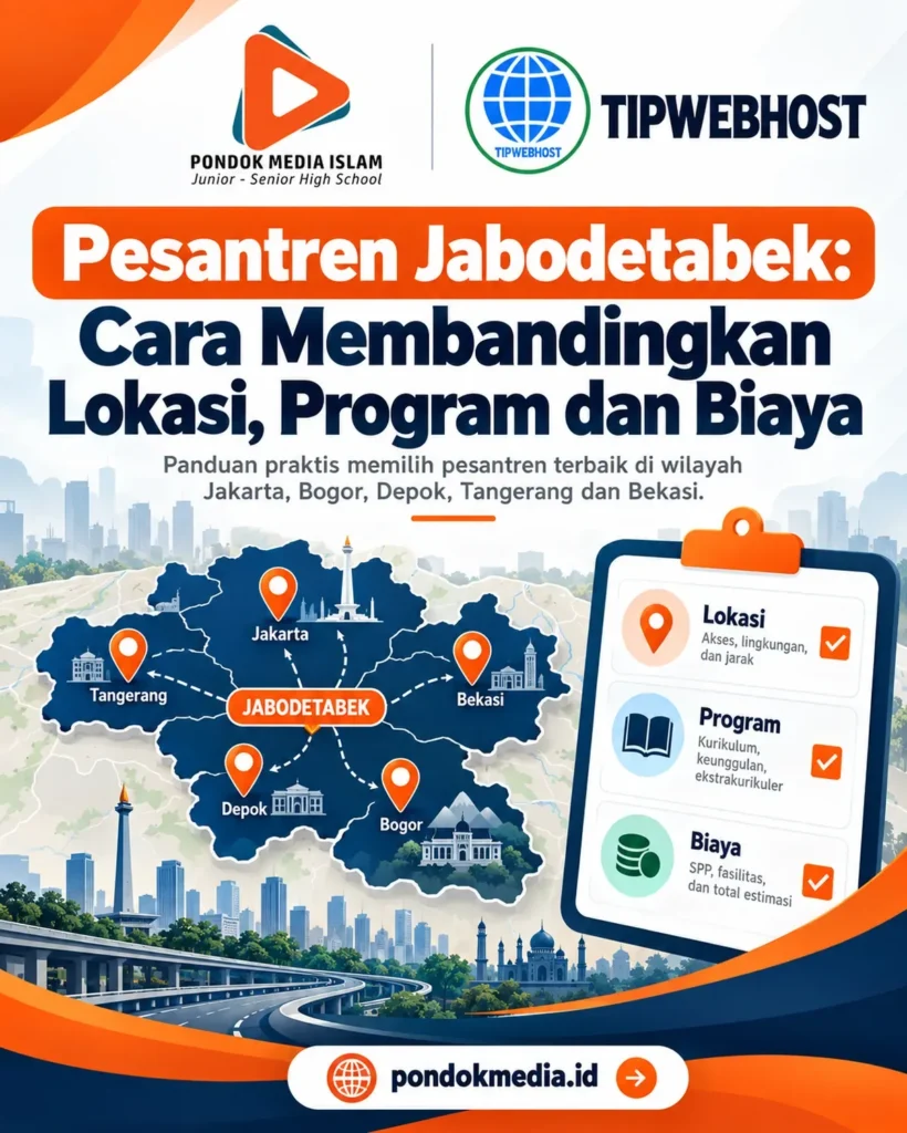 Pesantren Jabodetabek: Cara Membandingkan Lokasi, Program dan Biaya - Pondok Media Islam