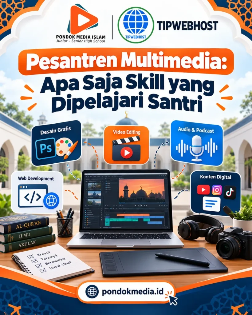 Pesantren Multimedia: Apa Saja Skill yang Dipelajari Santri - Pondok Media Islam