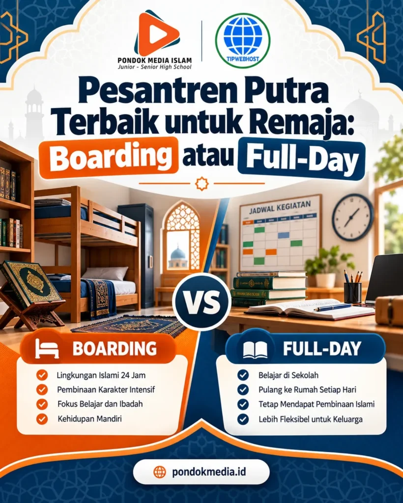 Pesantren Putra Terbaik untuk Remaja: Boarding atau Full-Day - Pondok Media Islam