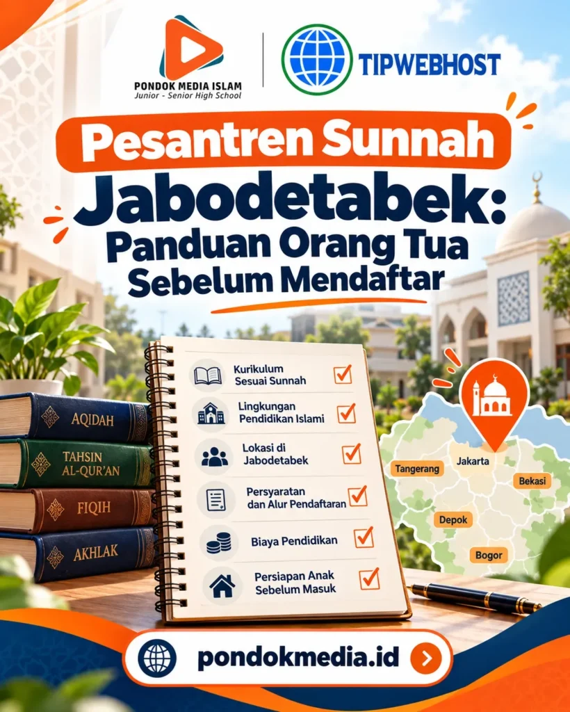 Pesantren Sunnah Jabodetabek: Panduan Orang Tua Sebelum Mendaftar - Pondok Media Islam