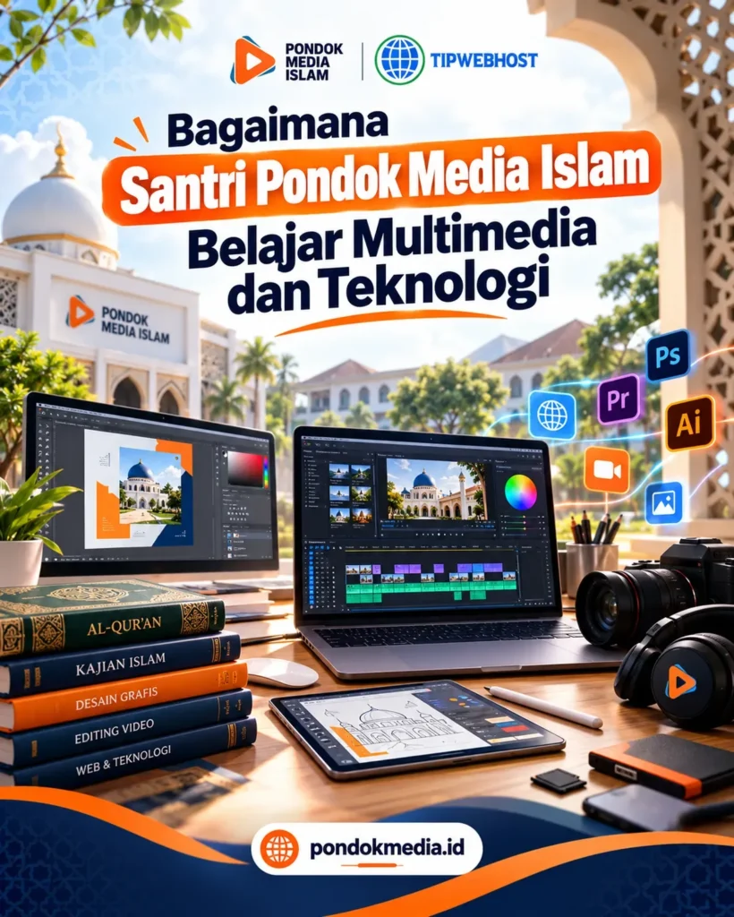 Bagaimana Santri Pondok Media Islam Belajar Multimedia dan Teknologi - Pondok Media Islam